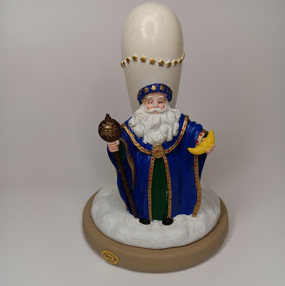Brown Bag Cookie Stamp Art Celestial Santa